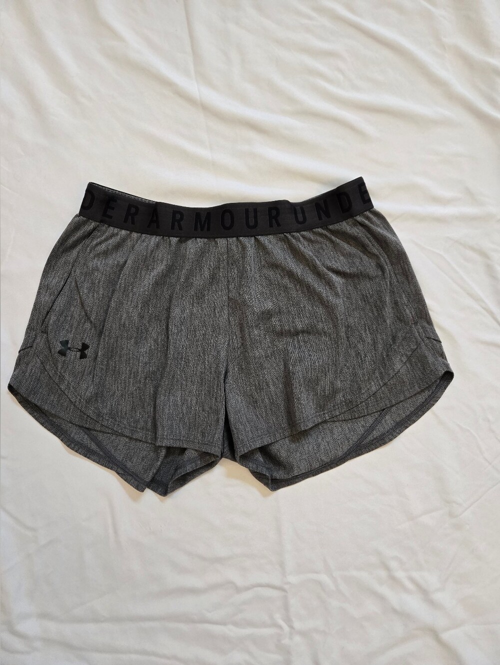 Under Armour Women's Dark Gray Performance Running Shorts